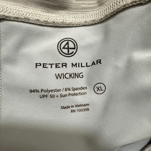 Peter Millar | Women's Heathered Gray Wicking UPF 50+ Golf Skirt Skort, Size XL - Picture 6 of 8